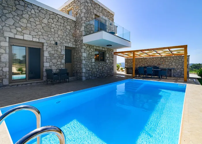 Vilă Drakos Estate - Luxury Pool Asgourou