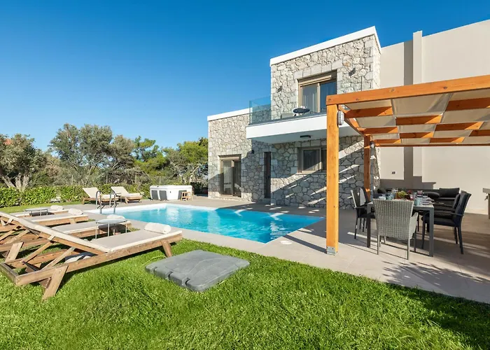 Drakos Estate - Luxury Pool 别墅 阿斯格罗