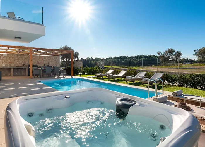 别墅 Drakos Estate - Luxury Pool 阿斯格罗