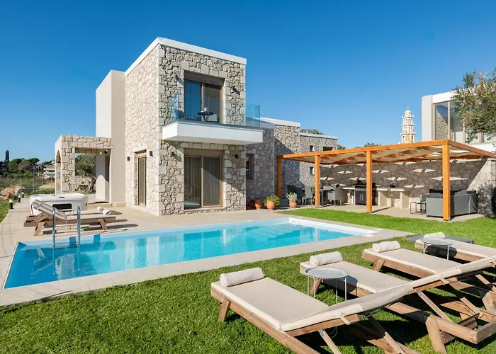 别墅 Drakos Estate - Luxury Pool 阿斯格罗