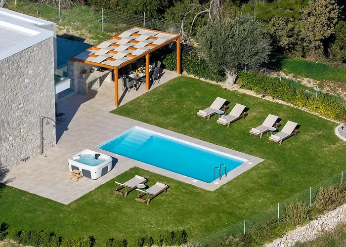 Drakos Estate - Luxury Pool 别墅 阿斯格罗