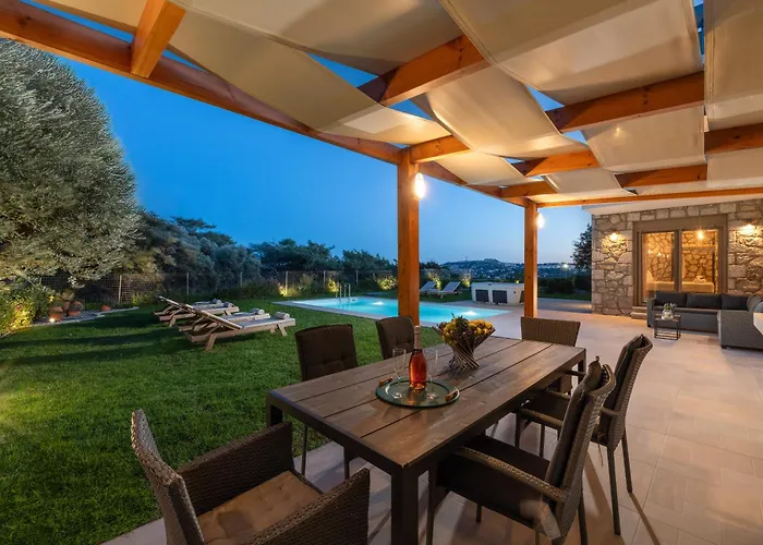 Drakos Estate - Luxury Pool 别墅 阿斯格罗